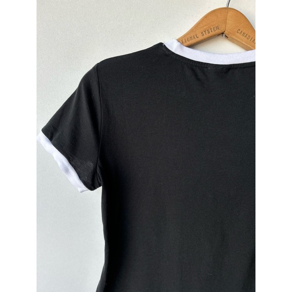 Reebok training essentials linear logo slim t-shirts in black - Picture 8 of 8